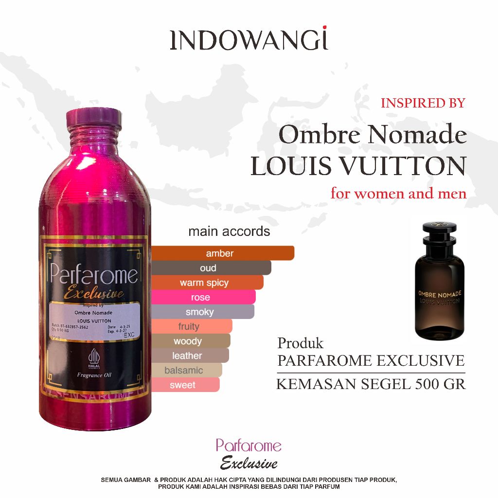 Bibit Parfum Ombre Nomade LV by PARFAROME EXCLUSIVE Kemasan Segel 500GR
