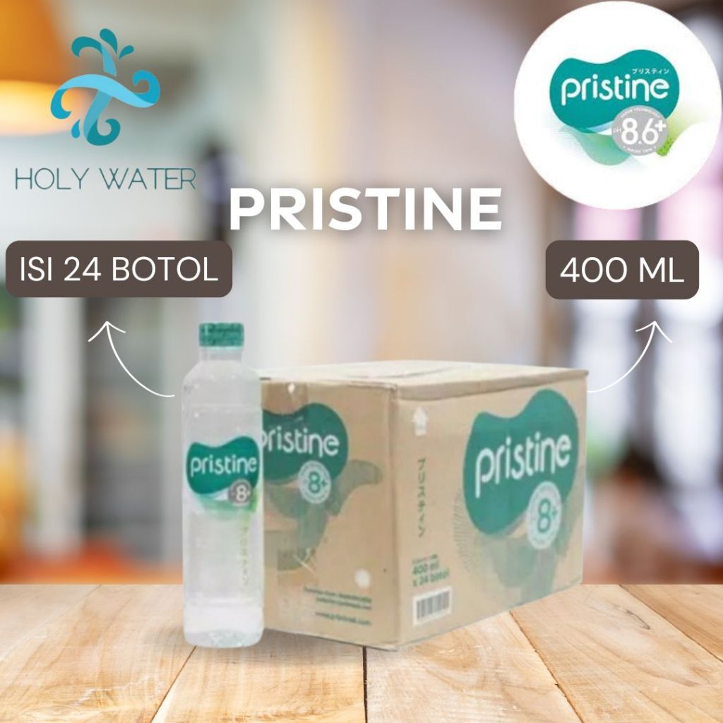 

PRISTINE 400ml Isi 24 BOTOL Per DUS - READY LEMINERALE, VIT, AQUA, CLEO, PRISTINE Air Minum MINERAL Kemasan Botol Minuman KARDUS
