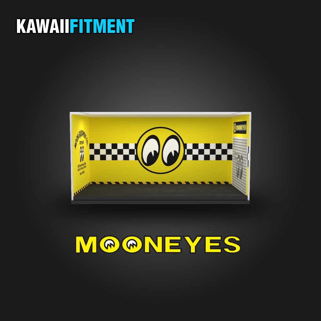 Box Diecast Akrilik Diorama Mooneyes