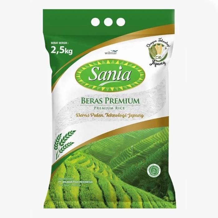 

SANIA BERAS PREMIUM 2.5 KG 8993496111232