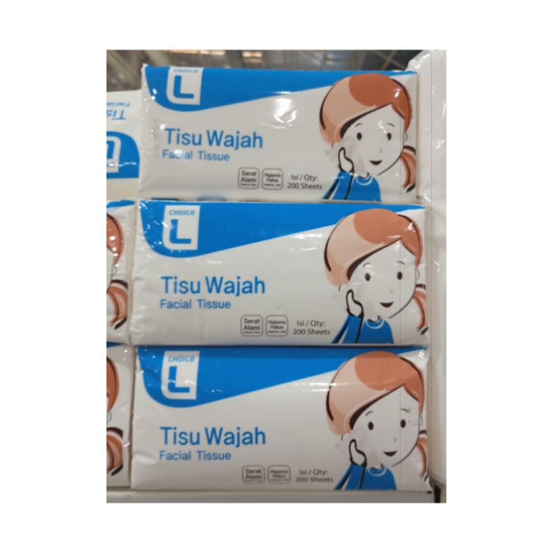 CHOICE L TISU WAJAH 200S ISI 3 PCS