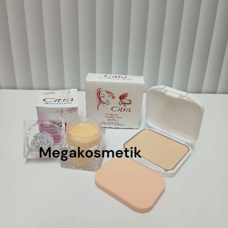 Cream Citra Super Siang & Malam dan Bedak Refill