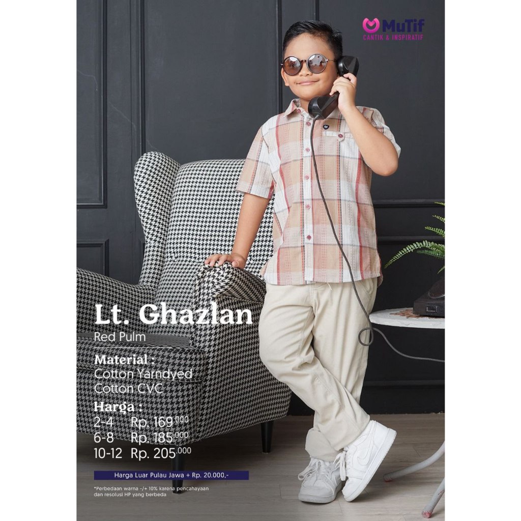 MUTIF LITTLE GHAZLAN / KOKO ANAK MUTIF / KOKO ANAK ATASAN / KOKO ANAK LITTLE MUTIF GHAZLAN