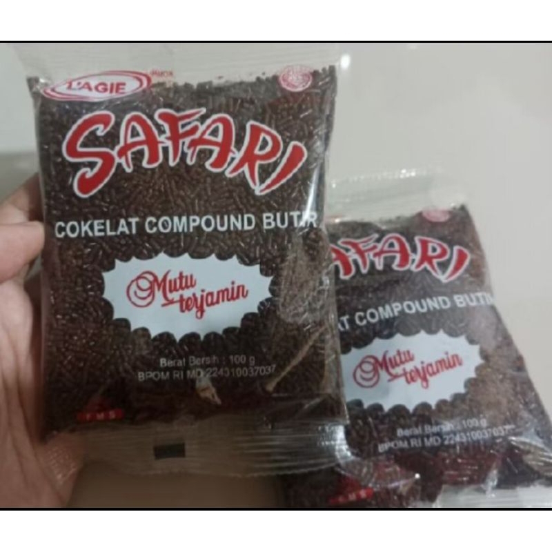 

meses mesis coklat butiran cokelat butir safari lagie 100 gr