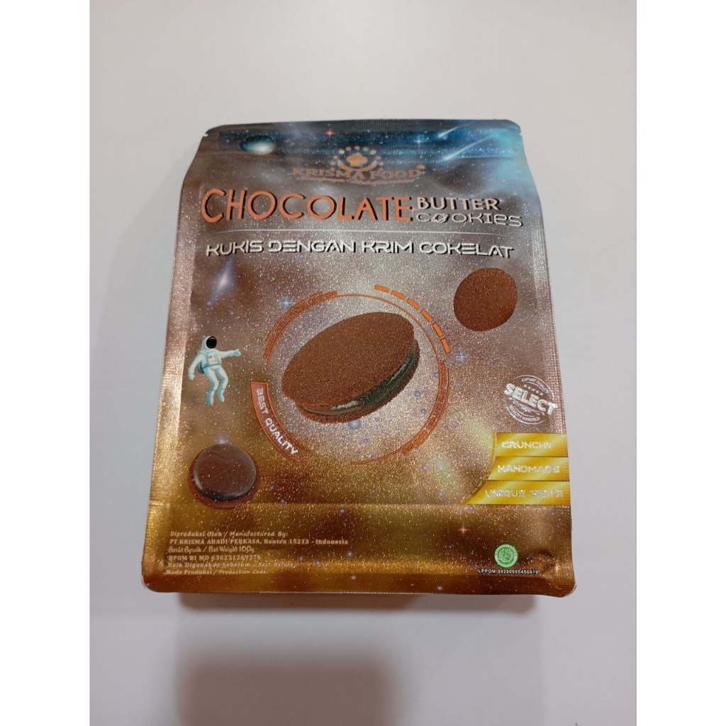 

KRISMA FOOD BUTTER COOKIES CHOCOLATE KUKIS DENGAN KRIM COKELAT