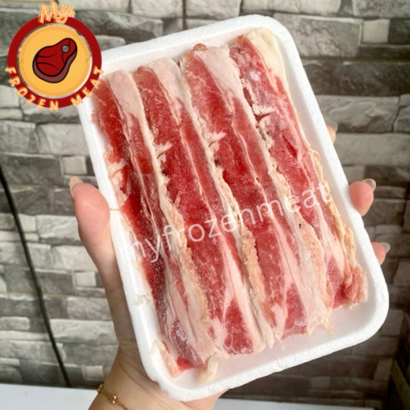 

Shortplate premium beef slice/ Daging slice/ Daging yoshinoya premium