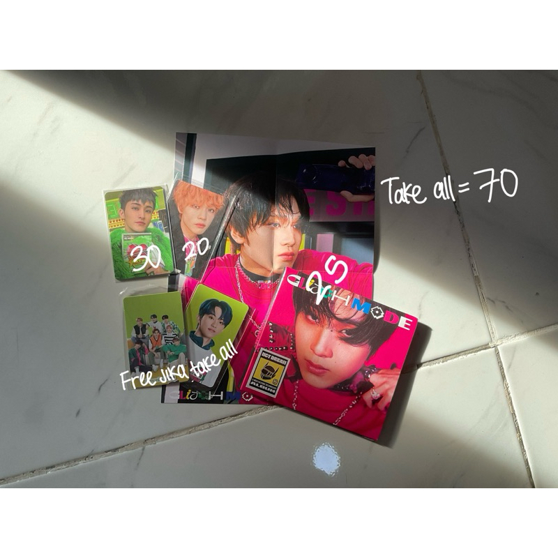 album glitch mode digipack haechan ver, pc mark dan pc chenle agent