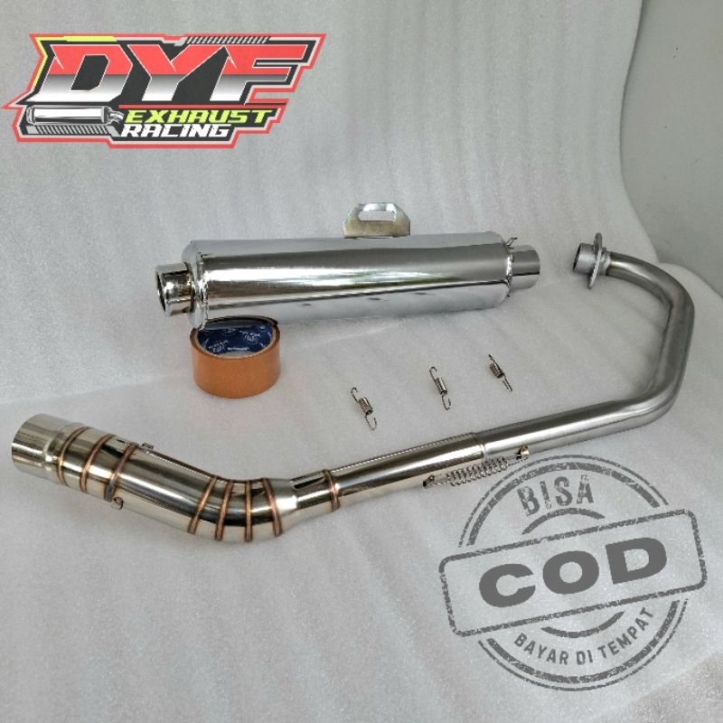 Knalpot ckd satria fu Bobok Bedelan pnp VIXION  SATRIA FU CB150R SONIC VERZA GSX R15 BYSON