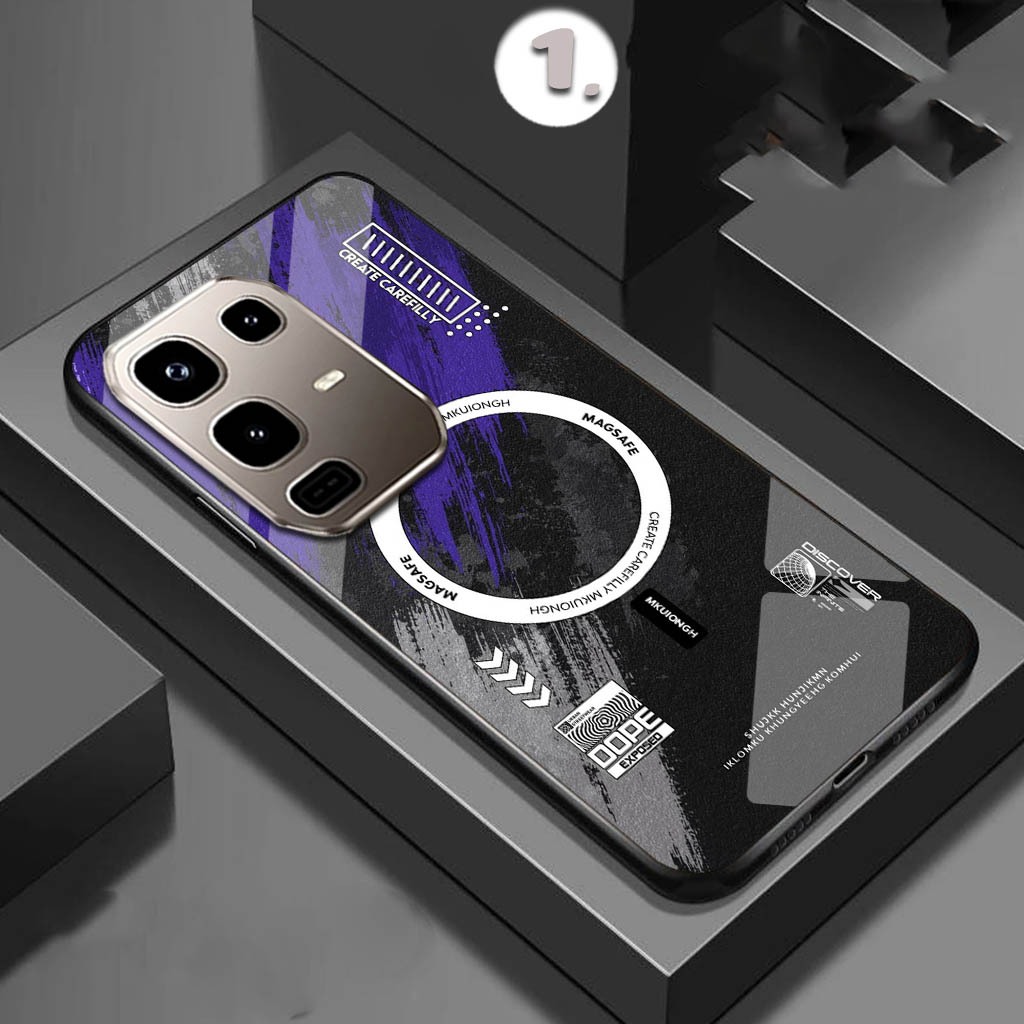 [FK-240] Casing Hp Glossy Glass Kaca For INFINIX Note 50s Note 50x Note 50 Pro Hot 50 Pro Plus