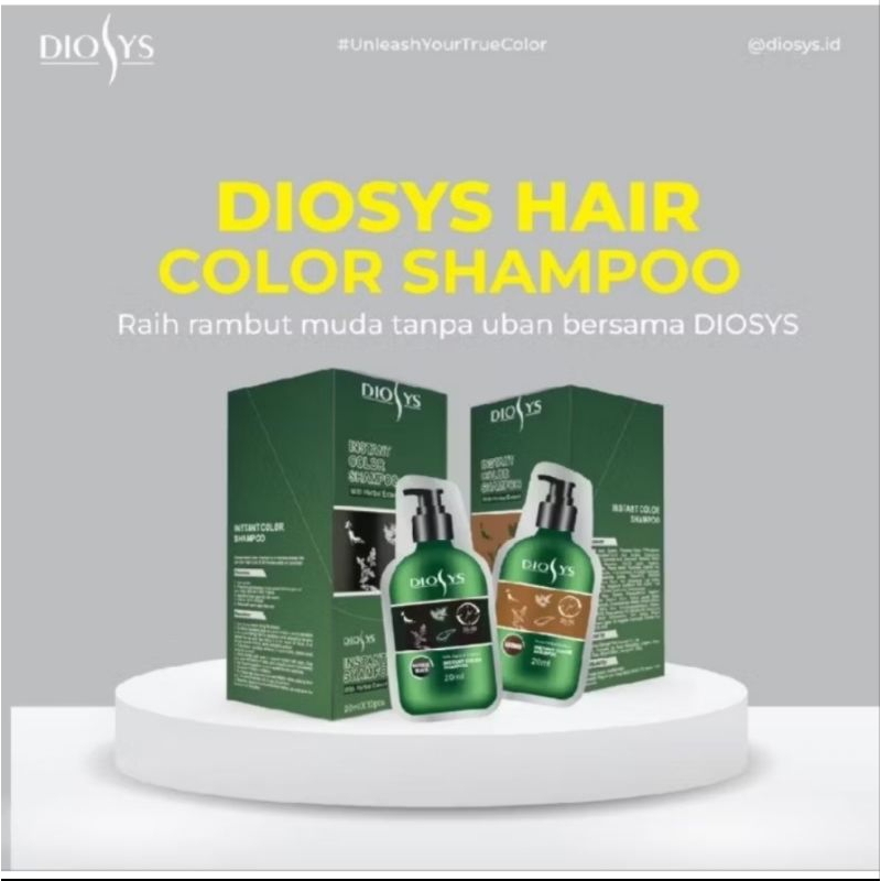 DIOSYS Hair Color Shampoo || DIOYS Instan Hair Color Shampoo || Natural Black || Brown