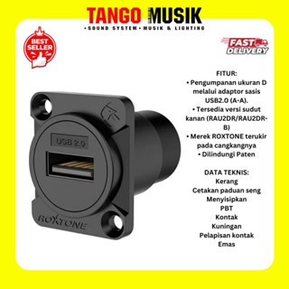 SOKET USB 2.0 ROXTONE RAU2D-B ORIGINAL (HARGA 1 PCS) SOCKET CASIS USB Socket Soket USB 2.0 Female Co