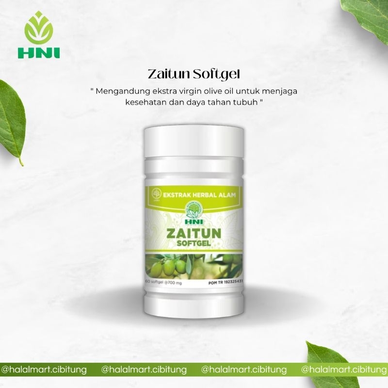 Minyak Zaitun Softgel / Kapsul Zaitun