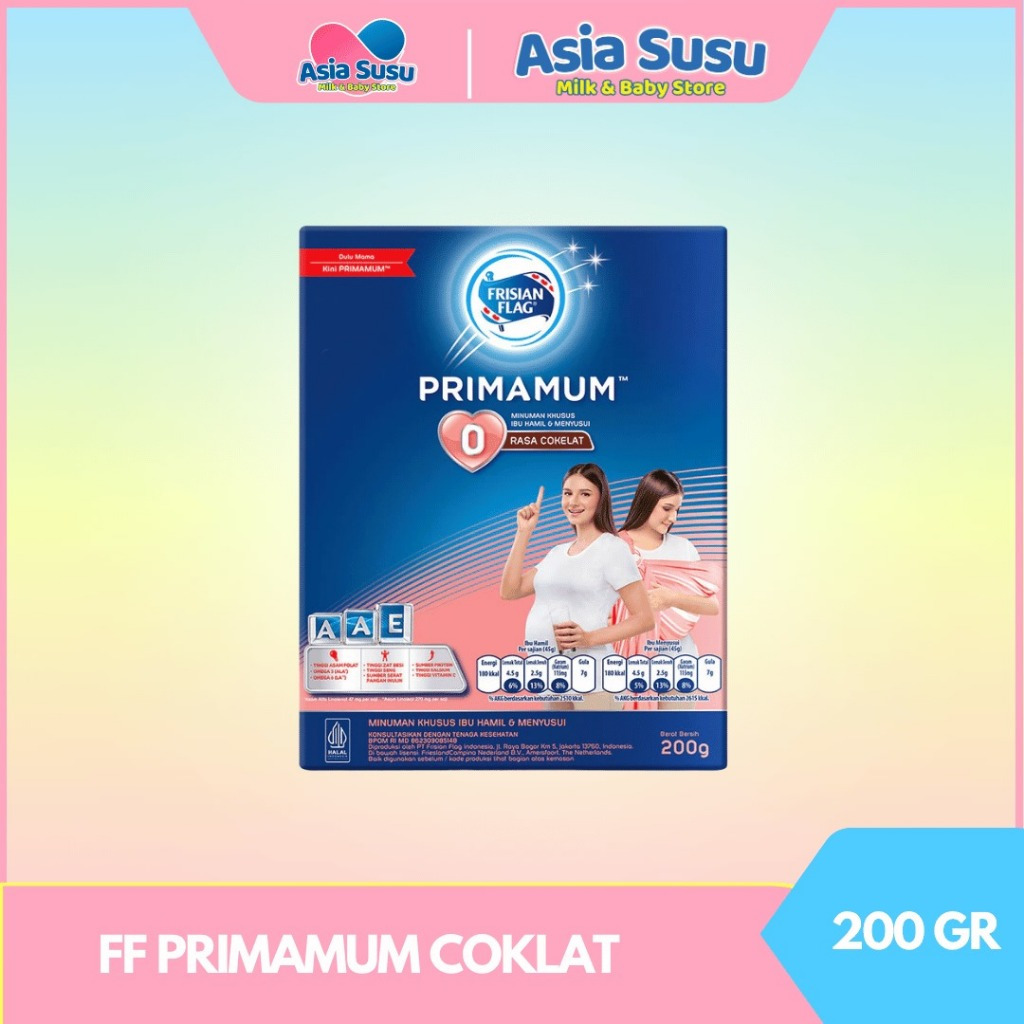 Frisian Flag Primamum Mama Chocolate 200 gr - Susu Ibu Hamil dan Menyusui