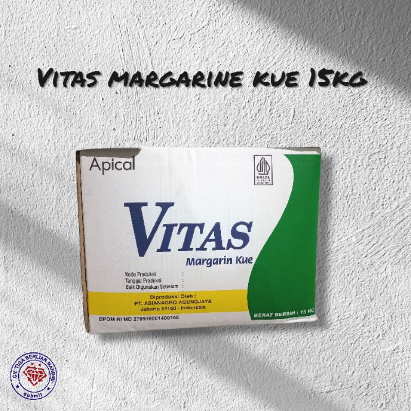 

VITAS MARGARINE CAKE 15KG/1KARTON