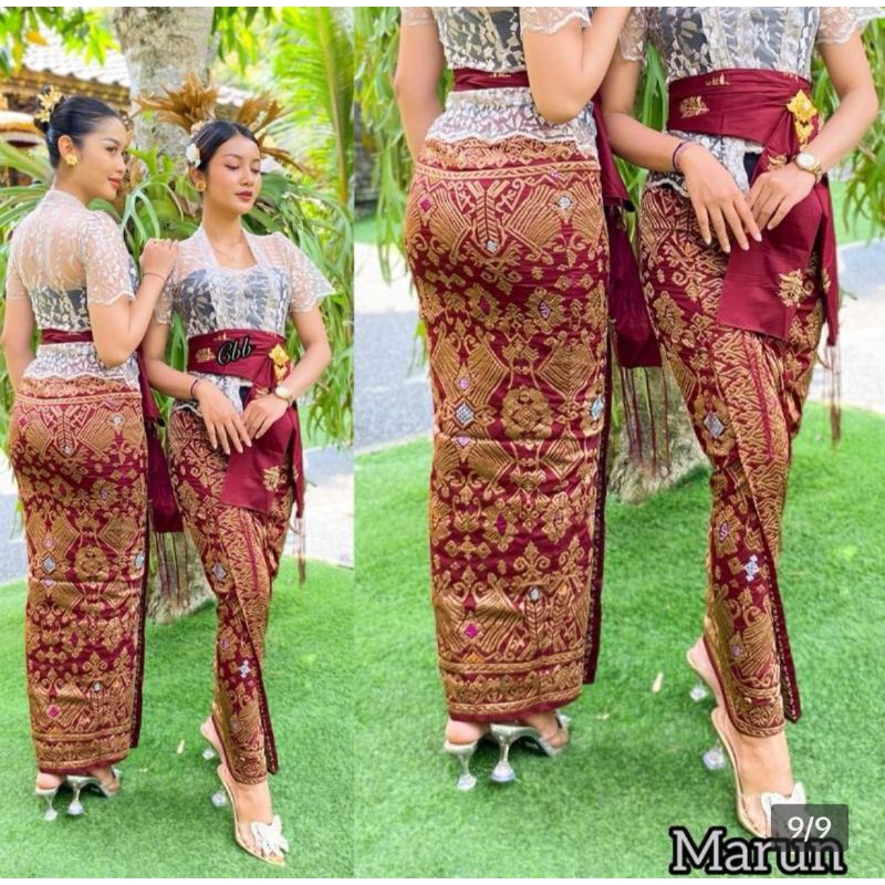 kamen bordir terbaru strait benang cendana gold warna lengkap