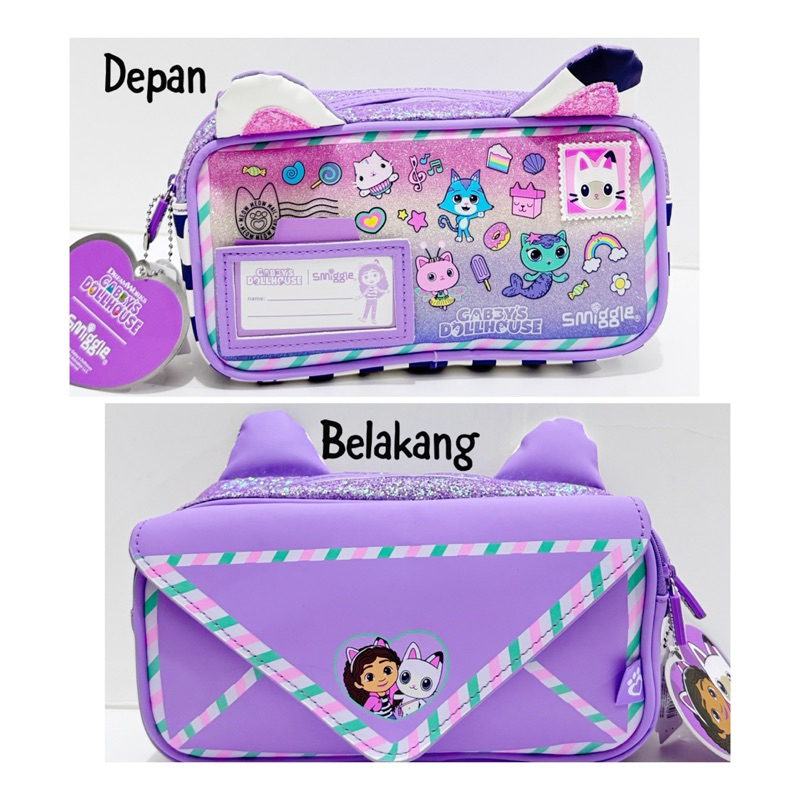 

Ready Tempat Pensil Anak Purple Gabbys Dollhouse Post Pencil Case 6007 Ori!!