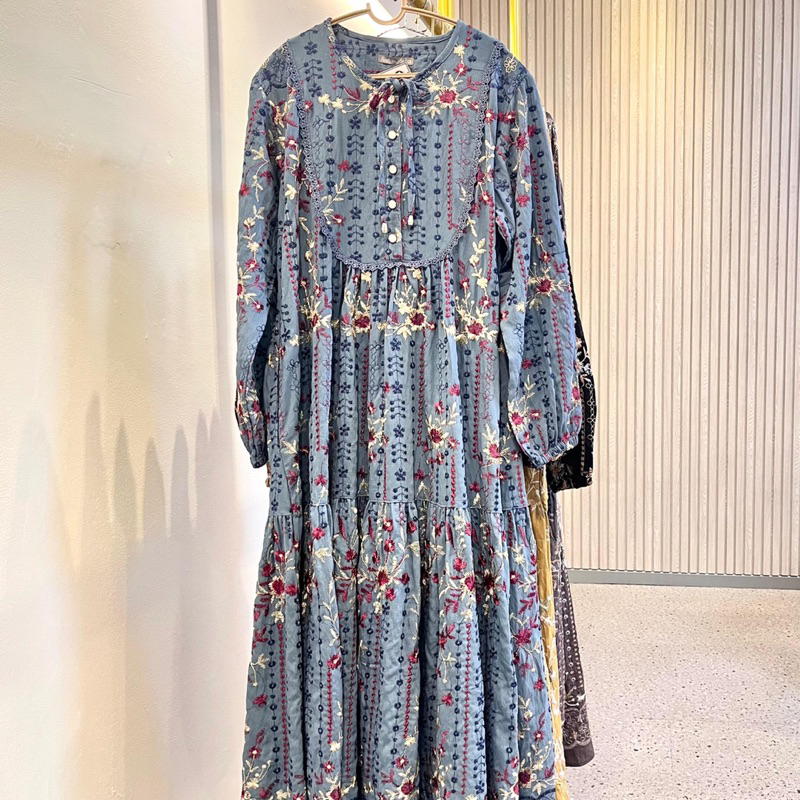 Okedashop x Salvina.ys - SAVVINA LACE HANIYAH Dress - Dress Wanita Haniyah Print Dengan Renda