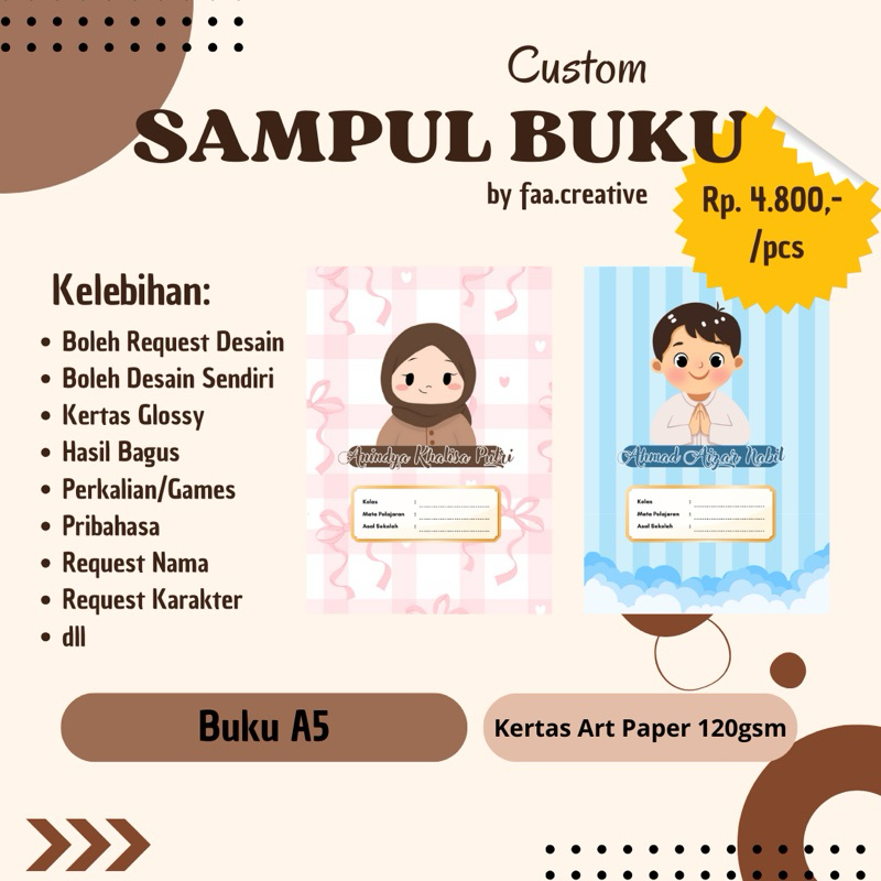

Sampul Buku Custom [Bisa Desain Sendiri]