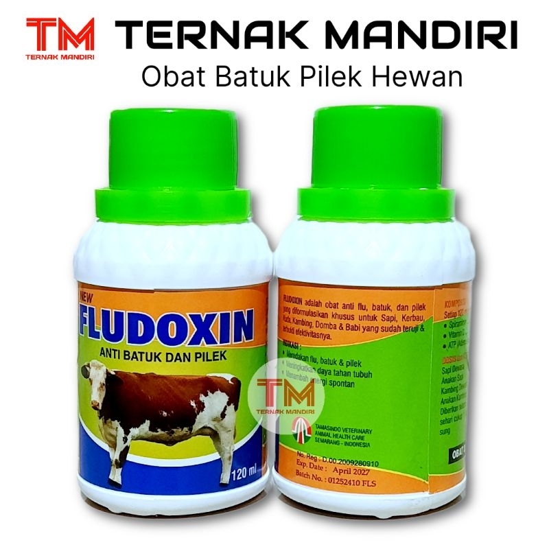FLUDOXIN 120 ML Obat flu sapi kambing domba