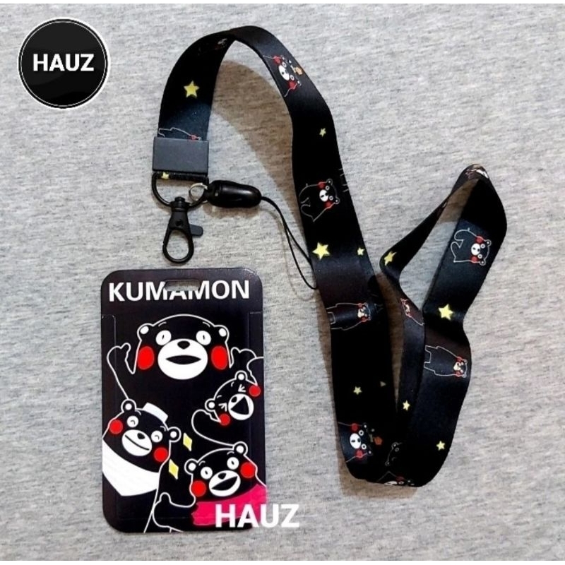 

Lanyard Id Card ATM Kartu Akses Kumamon Japan Style