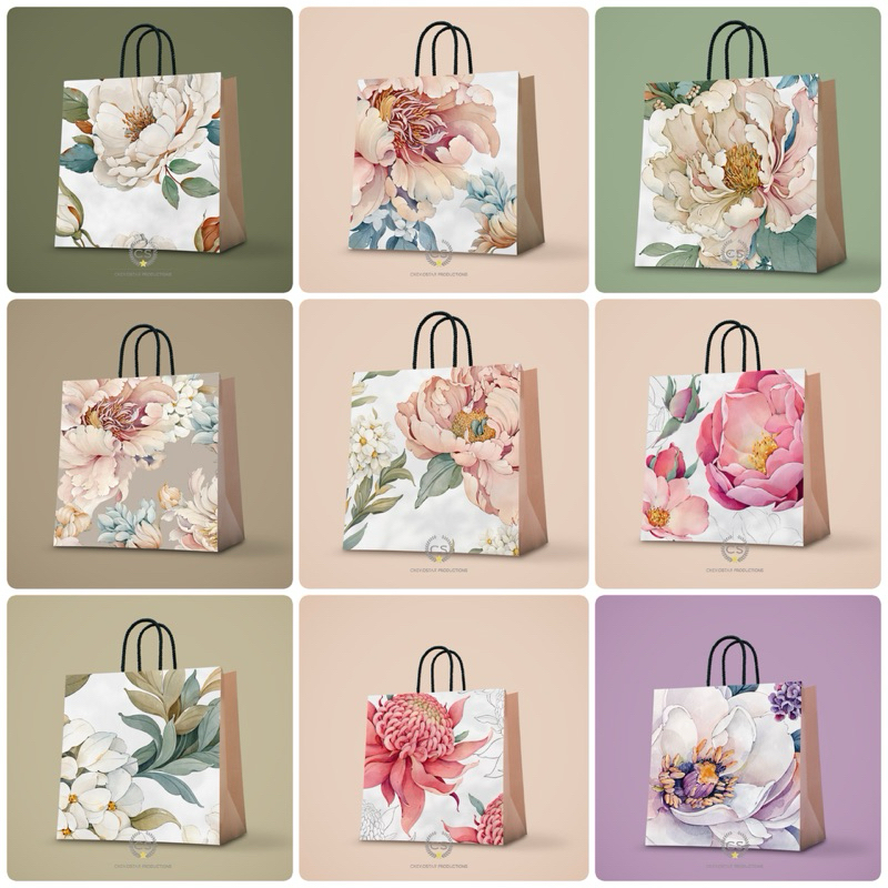 

Paperbag Custom Flower Goodie Bag Ulang Tahun Hampers Semoga berkenan