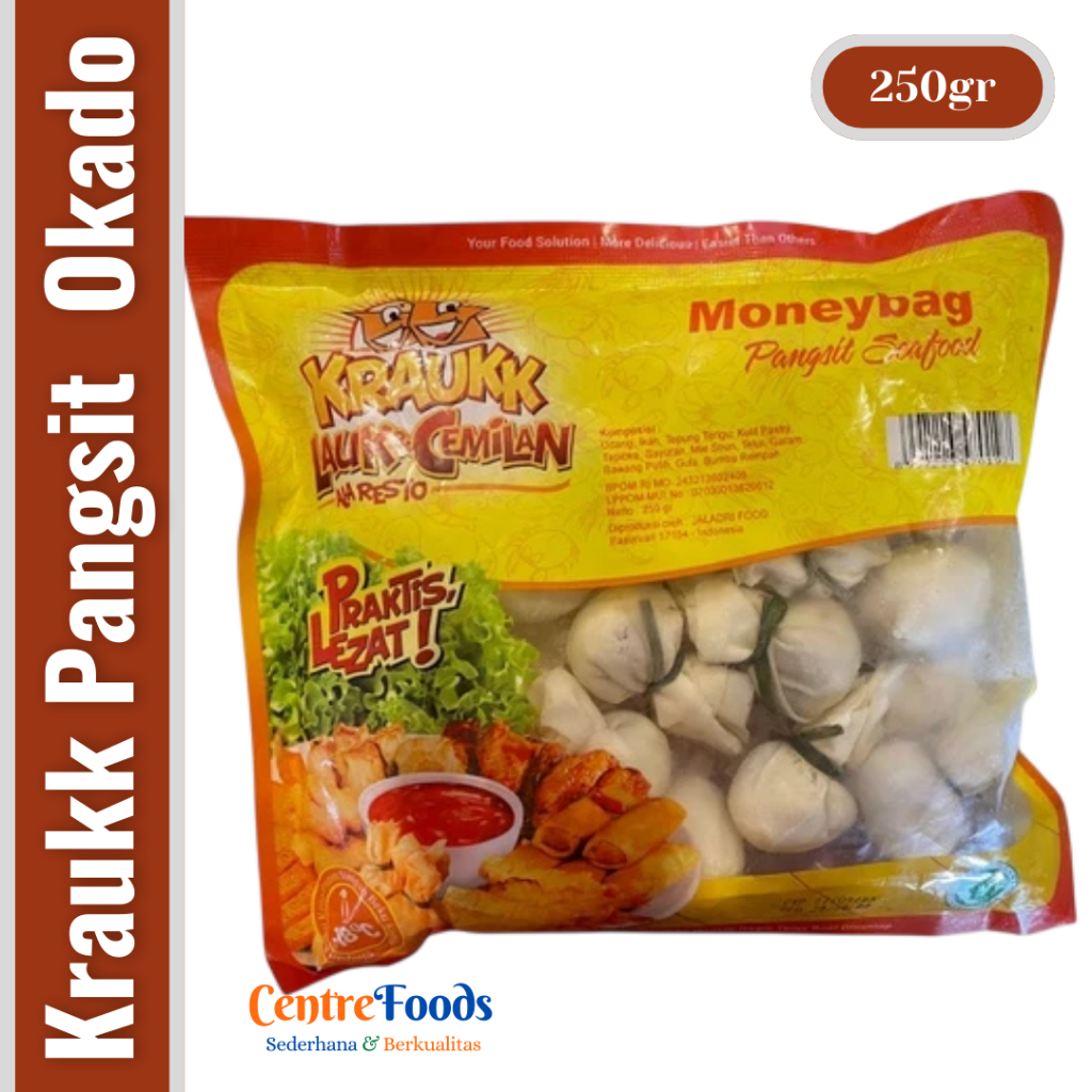 

Ogado Pangsit - Pangsit Seafood KRAUKK | 250gr [ Harga Per BKS ]