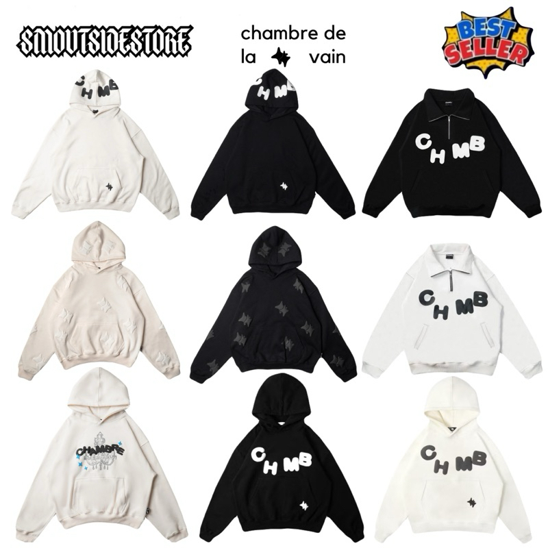“Hoodie Chambredelavain All Artikel” | | Hd Chmb All About Star Black & White | | Hd Chmb Sully Blac