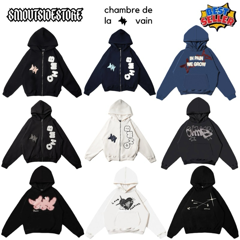 “Hoodie Chambredelavain All Artikel 2” | Hd Chmb x Miracle Og Black | | Zip Hd Chmb x Stuck Love | |