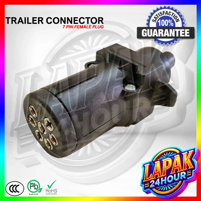 Soket trailer truk 7 DIN, Trailer Socket Connector 7-PIN