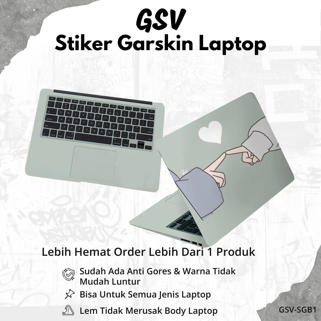 Stiker Laptop Motif Lucu Cover Protector Note Macbook Garskin Pelindung Laptop Lenovo Asus Toshiba G
