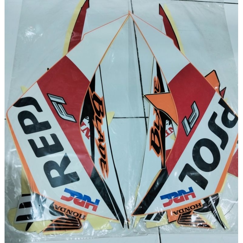 list body set striping Blade Repsol 2012