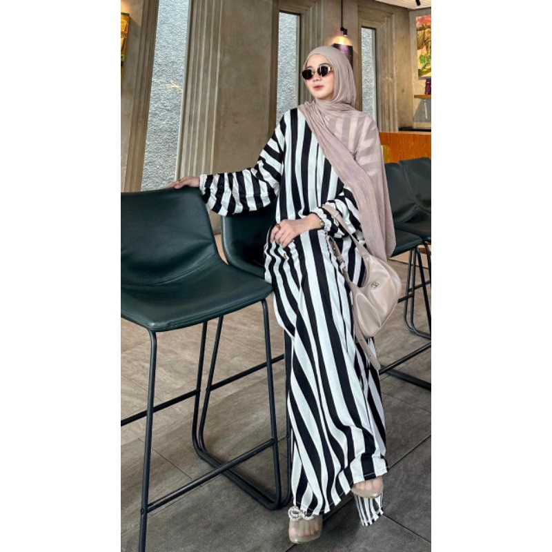 ABAYA TWILL MOTIF SALUR/GAMIS SALUR/GAMIS REMAJA/ABAYA SALUR