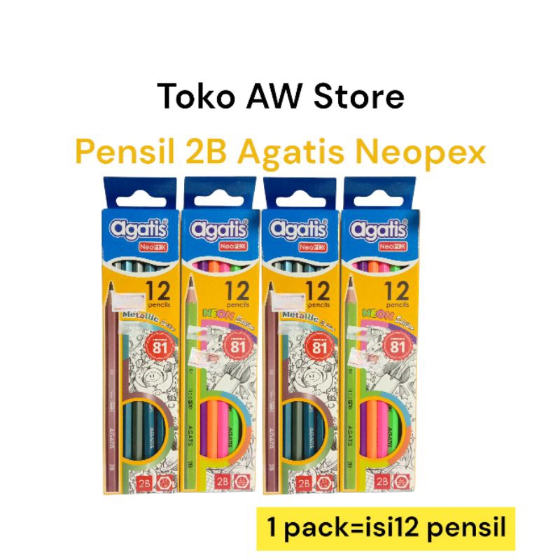 

Pensil 2B Agatis Neopex Isi 12 pensil