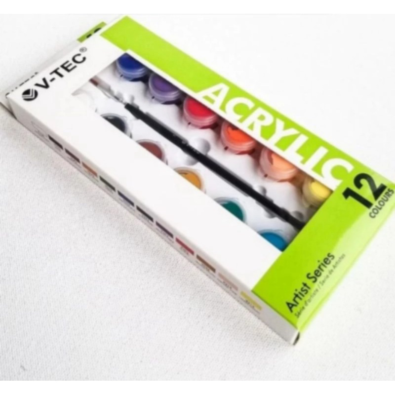 

V-TEC CAT ACRYLIC VT-512 / 5ml 12clr (Free kuas)