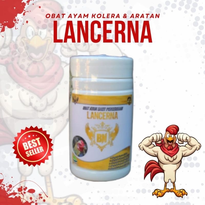 Obat Ayam LANCERNA sakit kolera berak hijau berak kapur berak bening berak darah