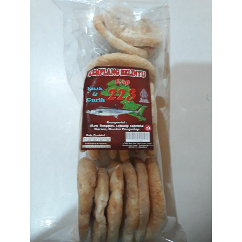 

Kerupuk kemplang panggang tenggiri 223 belinyu bangka