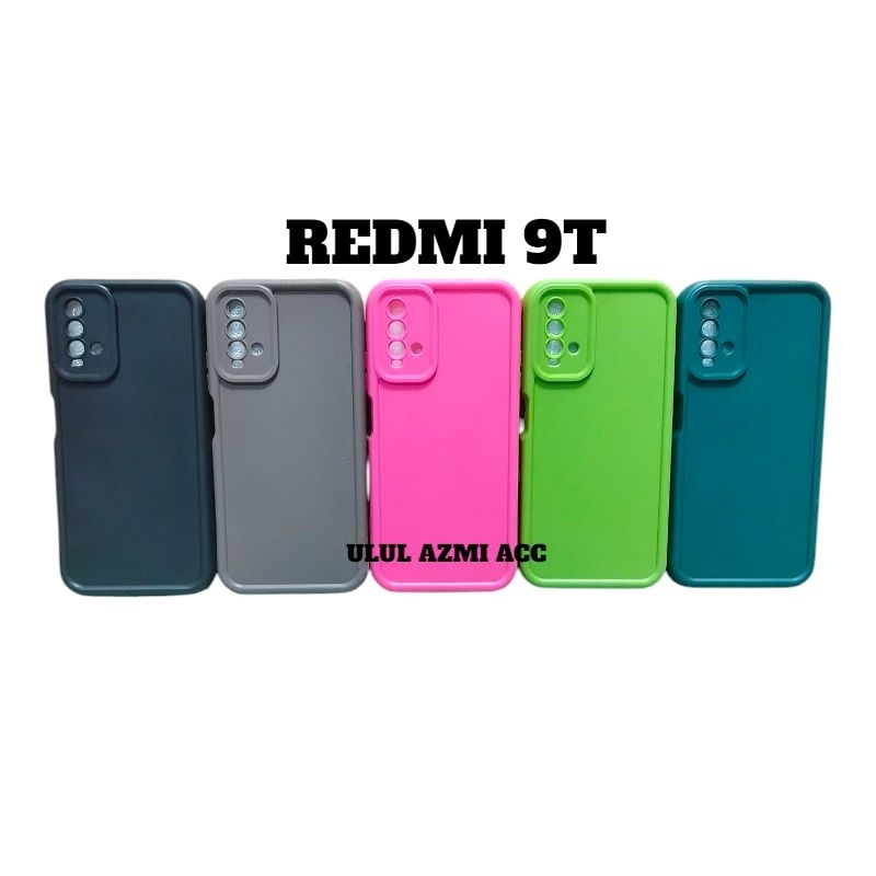 Case Matte Rose Hp Redmi 9T Softcase Pelindung Kamera