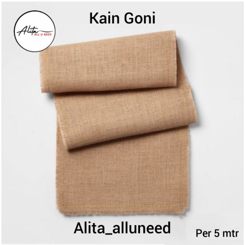 Kain Goni/ Bahan Goni/ Kain Goni Premium (per 5 Meter)