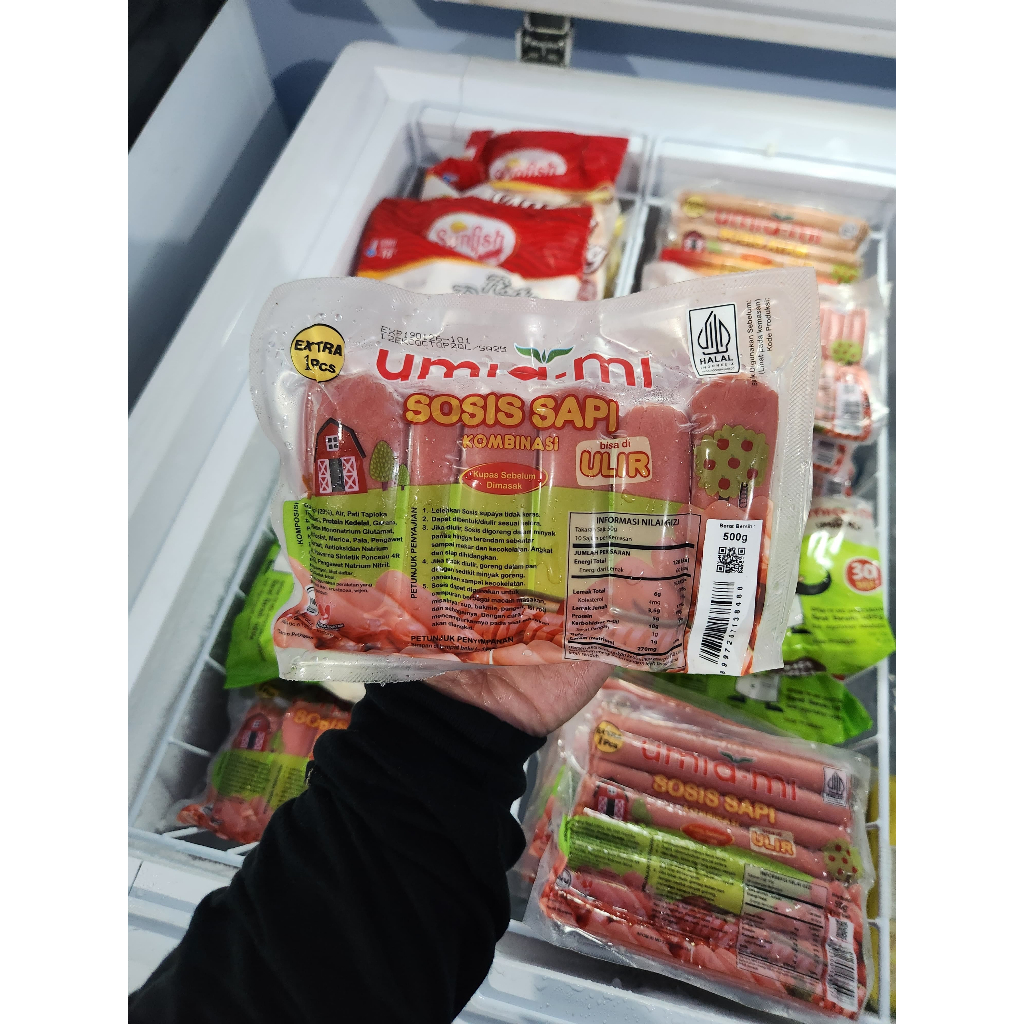 

UMIAMI - Sosis Sapi Jumbo Bisa Diulir 500gr