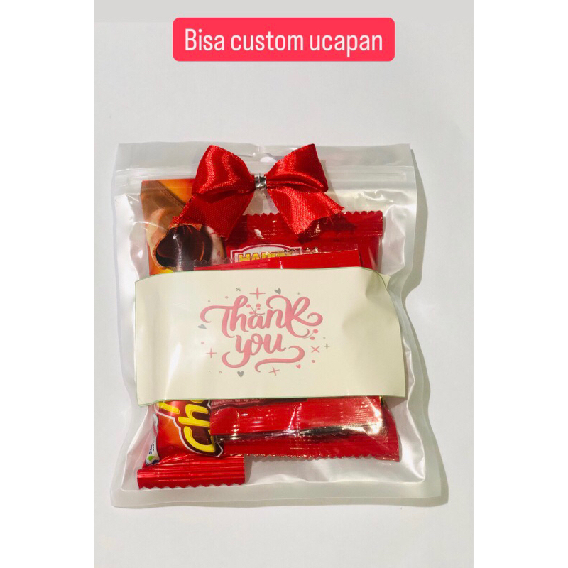 

mini gift snack Varian red