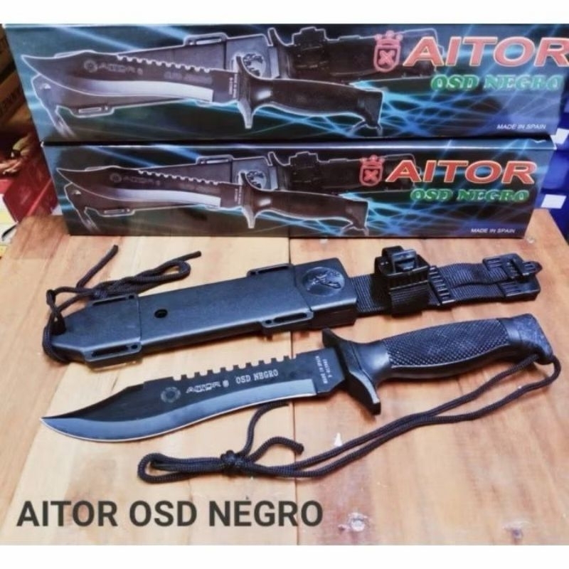pisau aitor osd negro
