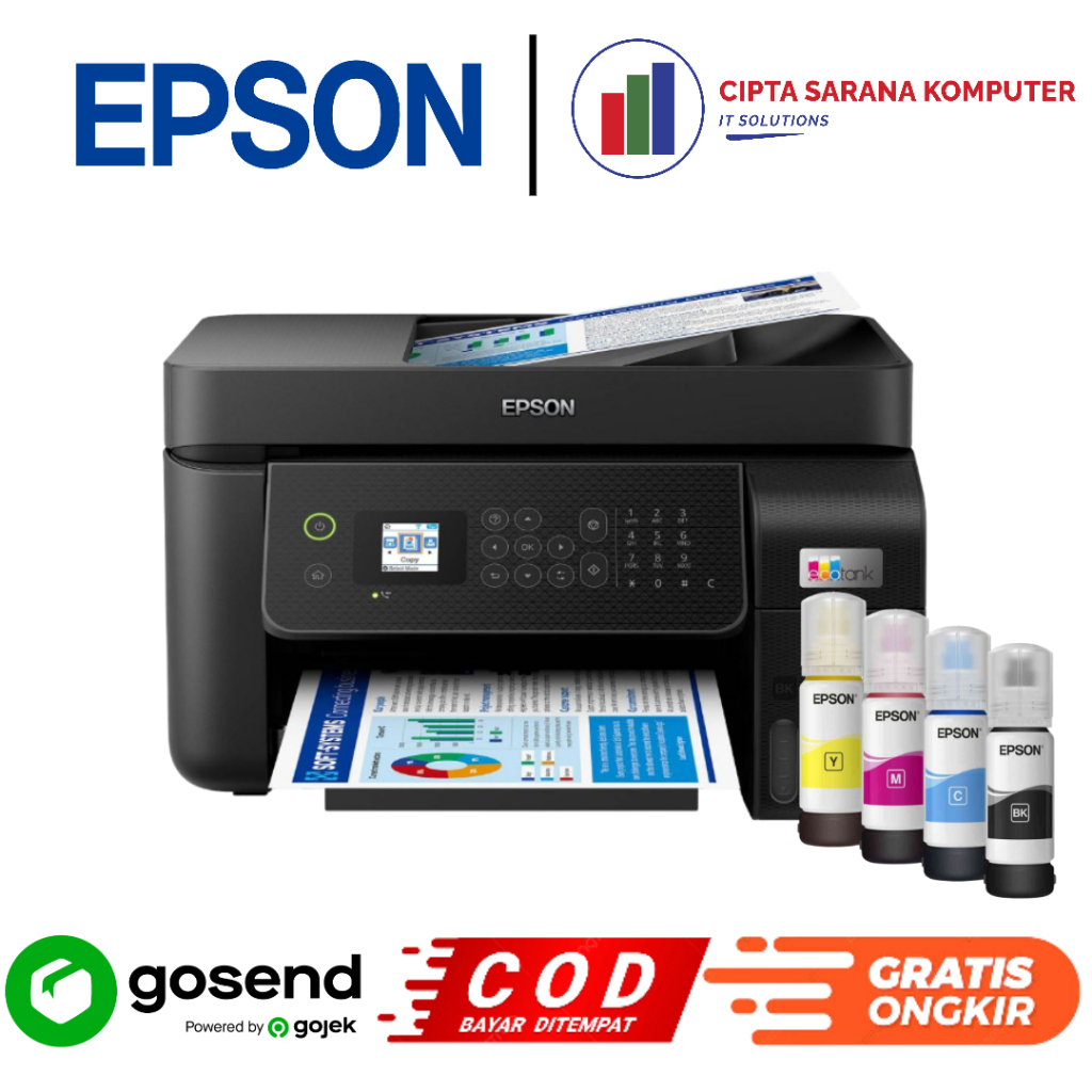 Epson Printer Ecotank L5290 A4 Wifi- L5290 Ink Tank Printer With ADF