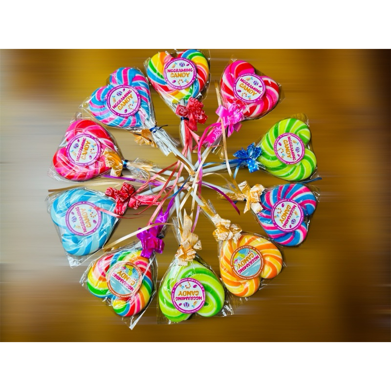 

permen LOLIPOP love 9 CM nggraming