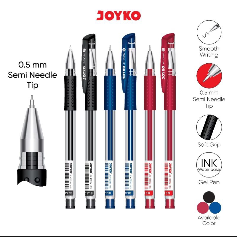 

2 Pcs Pulpen Joyko JK 100 SN Hitam