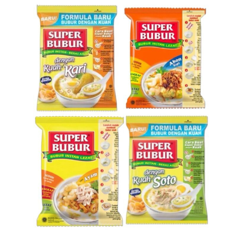 

SUPER BUBUR (ALL VARIAN) - BUBUR INSTAN