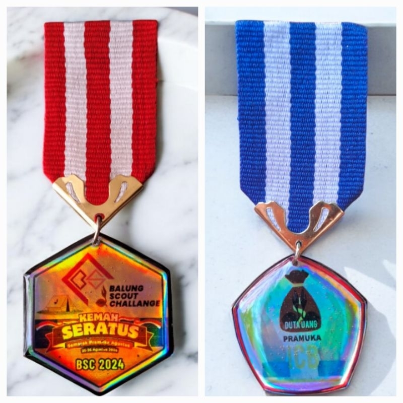 Tigor/Tiska Pramuka Kegiatan Sekolah Custom Bentuk & Logo