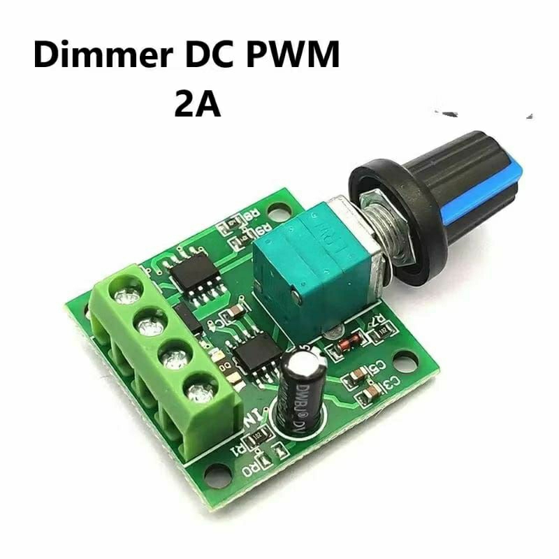 Dimmer DC input  1,8 -15 volt 2A Modul pengatur kecepatan dinamo