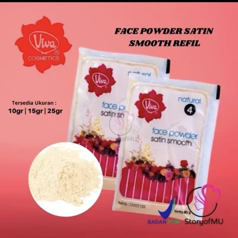 Bedak Viva Tabur Sachet no.4