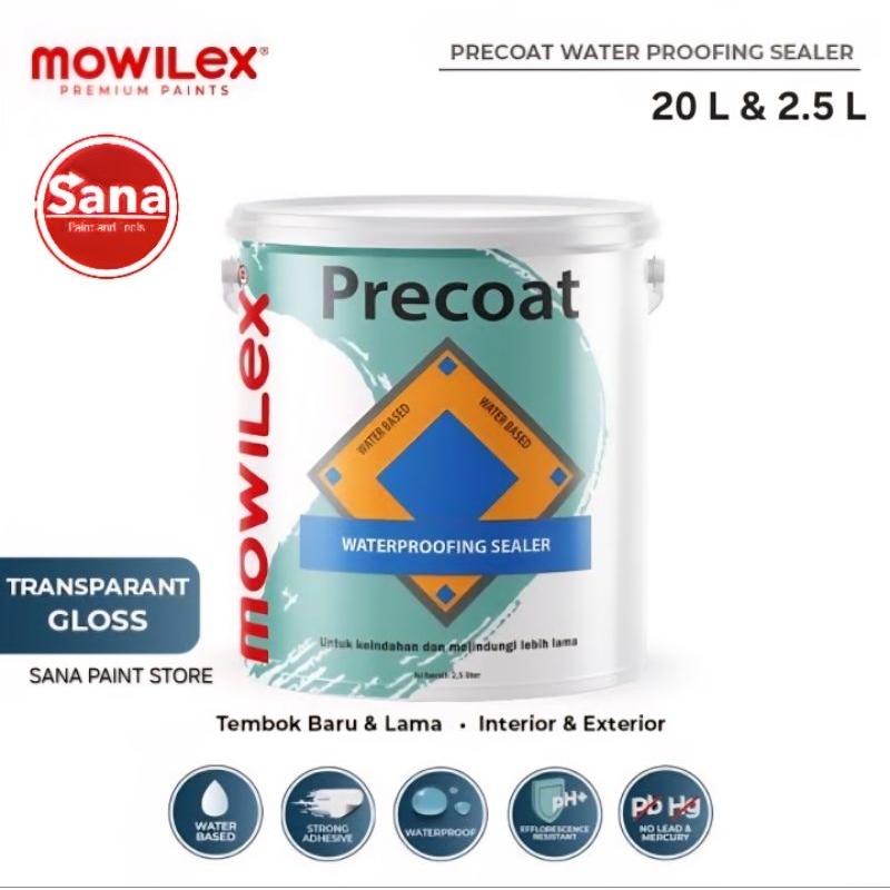 Mowilex Precoat Waterproofing Sealer Cat Dasar 20L