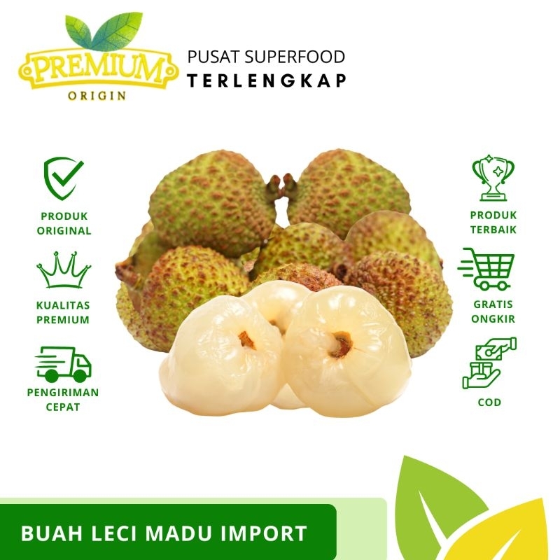 

Leci Madu Fresh 900 - 1000 gram | Lomaichi | Lychee